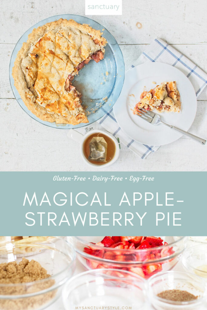 MAGICAL GLUTEN-FREE APPLE-STRAWBERRY PIE