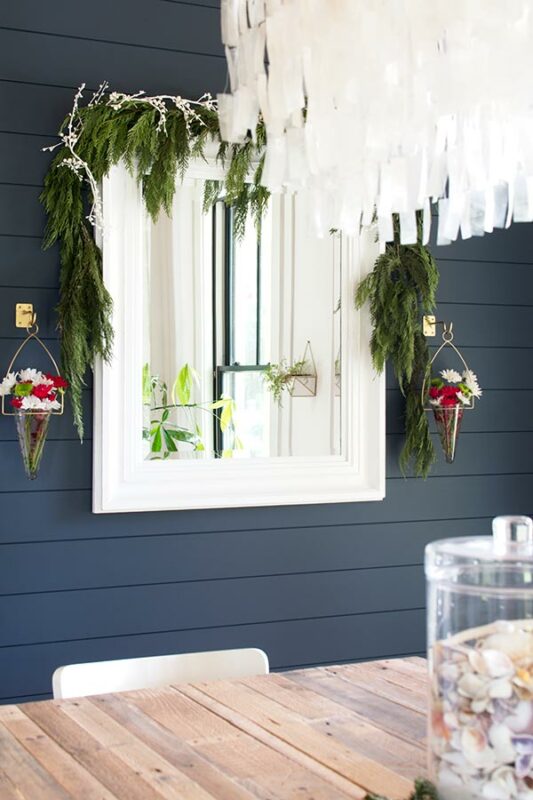Our Farmhouse's Minimalist Coastal Christmas Decor • White Oak & Linen ...