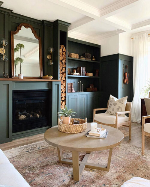 16 Gorgeous Dark Earthy Green Paint Colors • White Oak & Linen Design ...