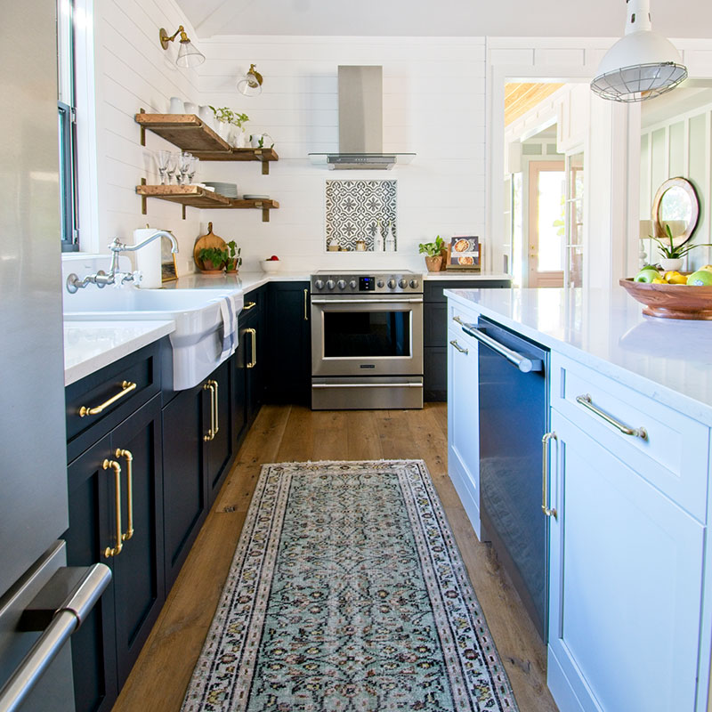 Our Farmhouse Kitchen's Turkish Runner Rug • White Oak & Linen Design ...