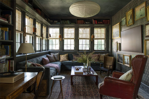 18 Beautiful Dark & Moody Living Rooms • White Oak & Linen Design Co ...