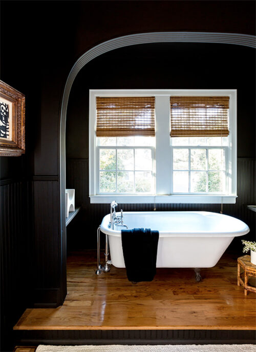 18 Beautiful Dark & Moody Bathrooms • White Oak & Linen Design Co ...